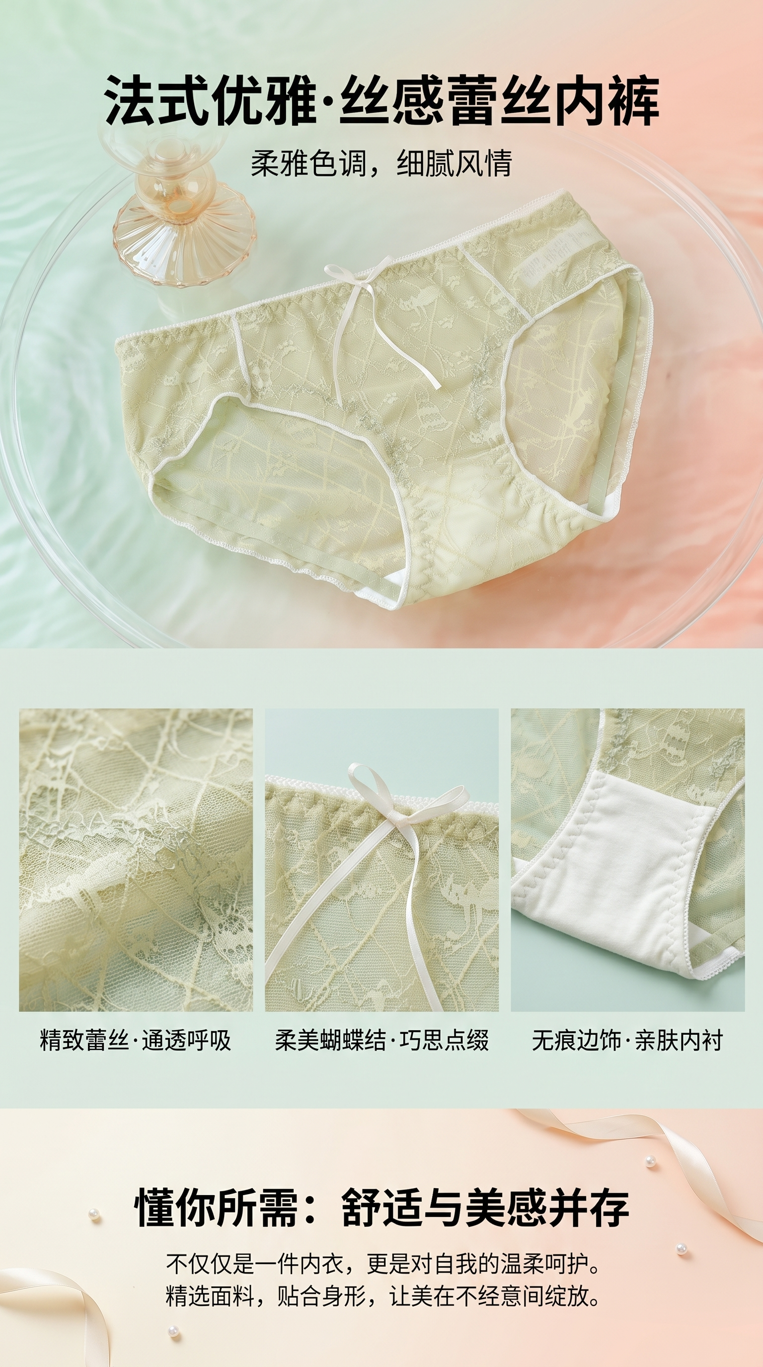 蕾丝性感内裤透气舒适柔软女士内裤详情1