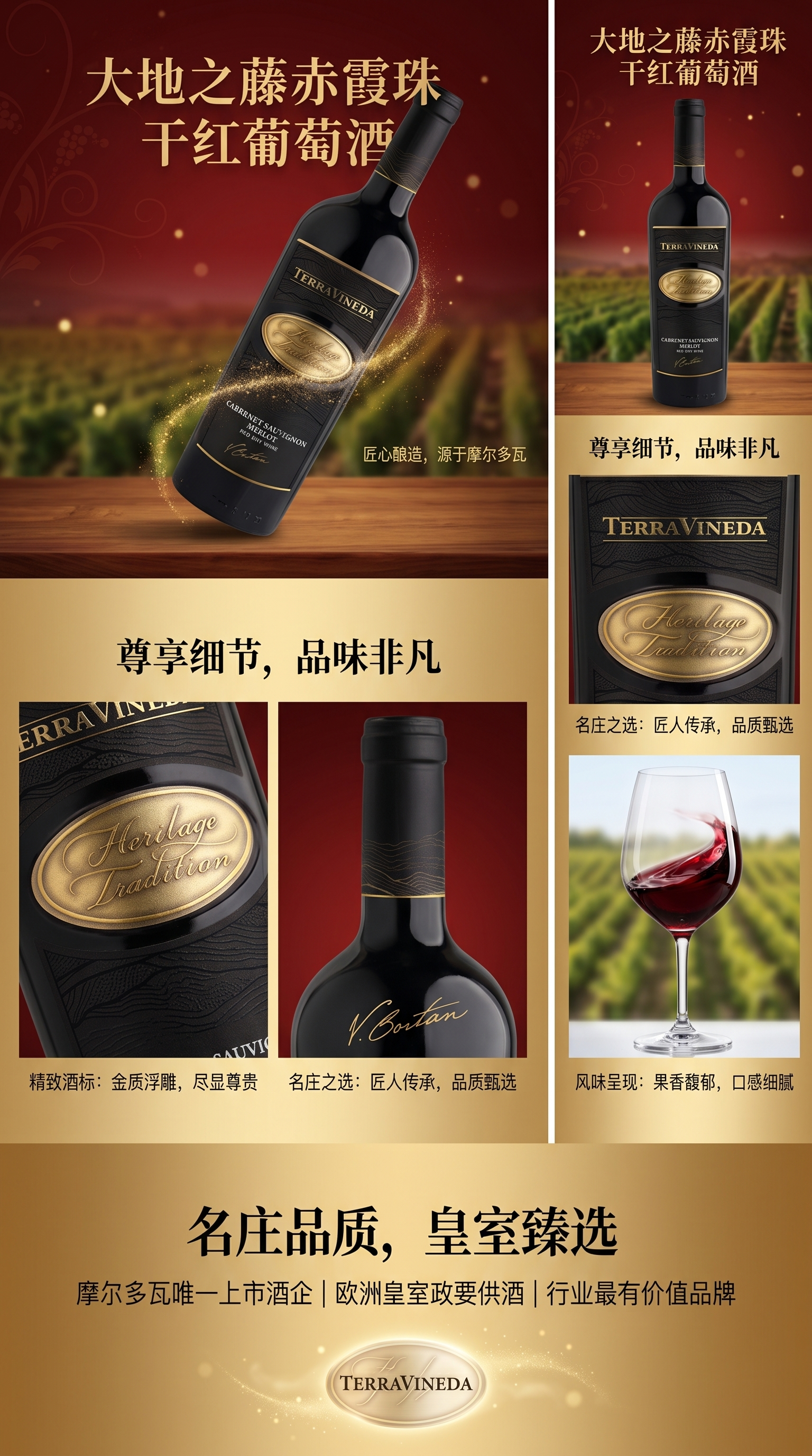 大地之藤赤霞珠干红葡萄酒 红酒瓶装 葡萄酒酒类 750ml详情1