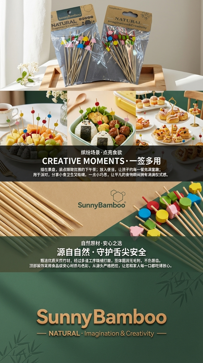 Yiwu Haohuo's new disposable fruit picks, toothpicks, and toothpicks are creative, eco-friendly, odorless, and available for wholesale e-commerce in foreign trade pic 3