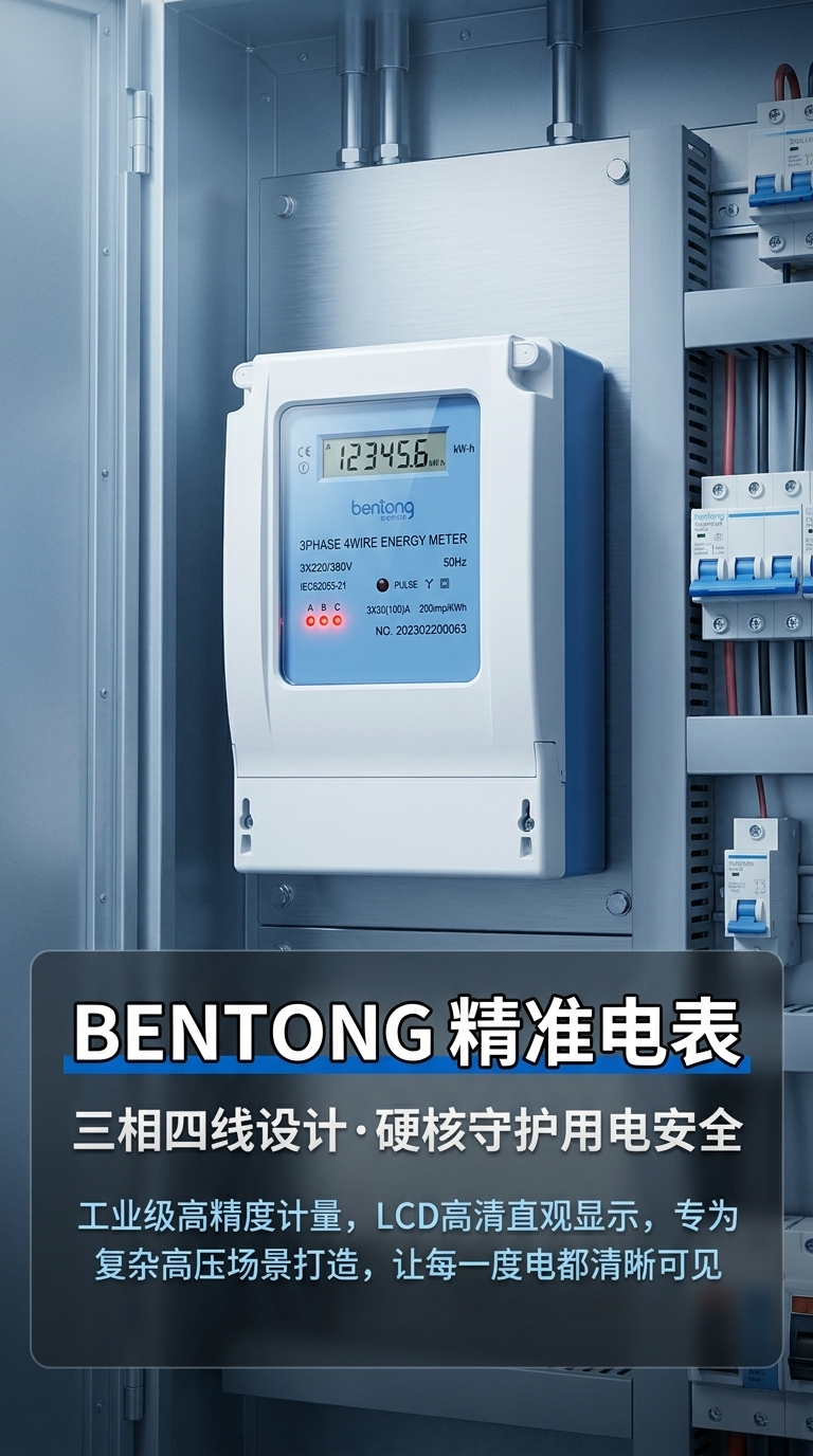 三相四线电能表智能计量电表100A 220V 380V适用115343759详情1
