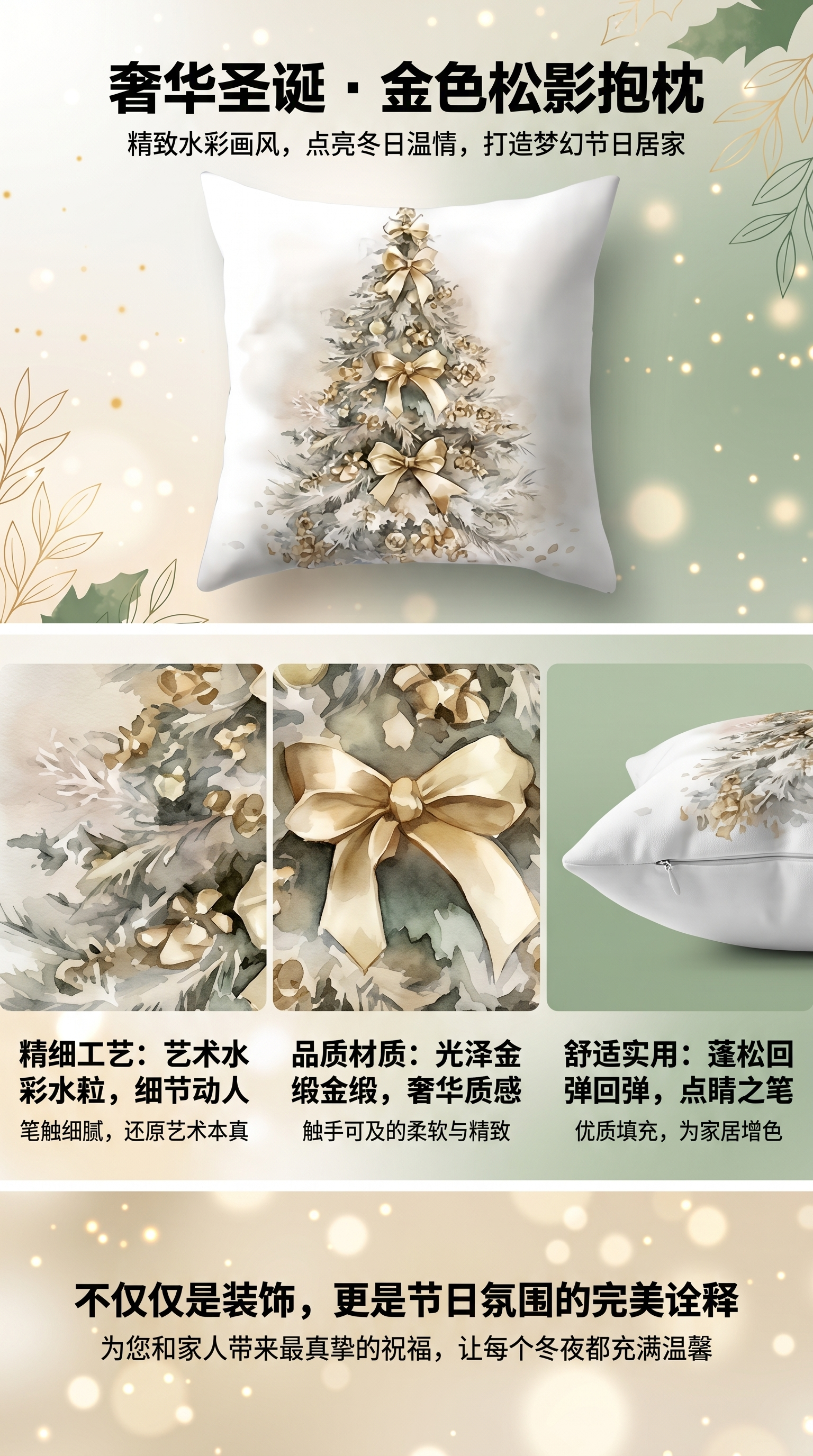 Christmas tree patterned plush throw pillows are soft and cute home furnishings for living room and bedroom decoration pic 1