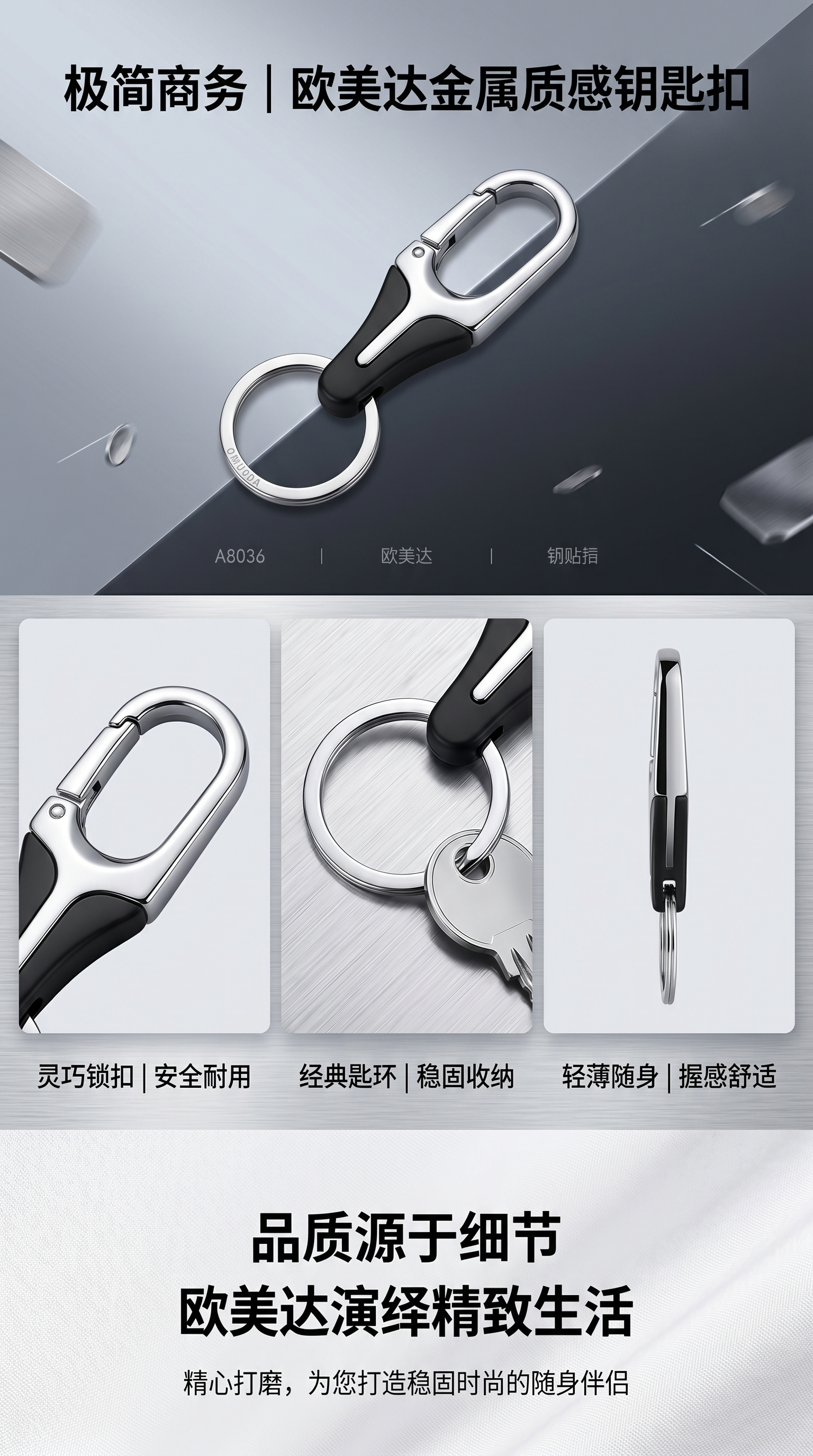 钥匙扣可爱卡通小熊钥匙扣挂件钥匙扣详情1