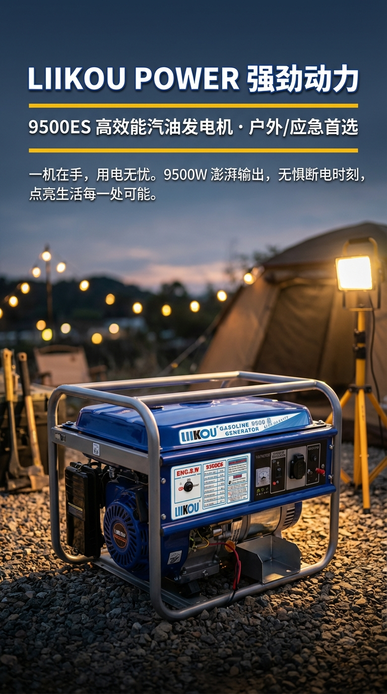 LIIKOU发电机汽车小型便携式应急备用家用发电机动力强大5KW/7KW详情1