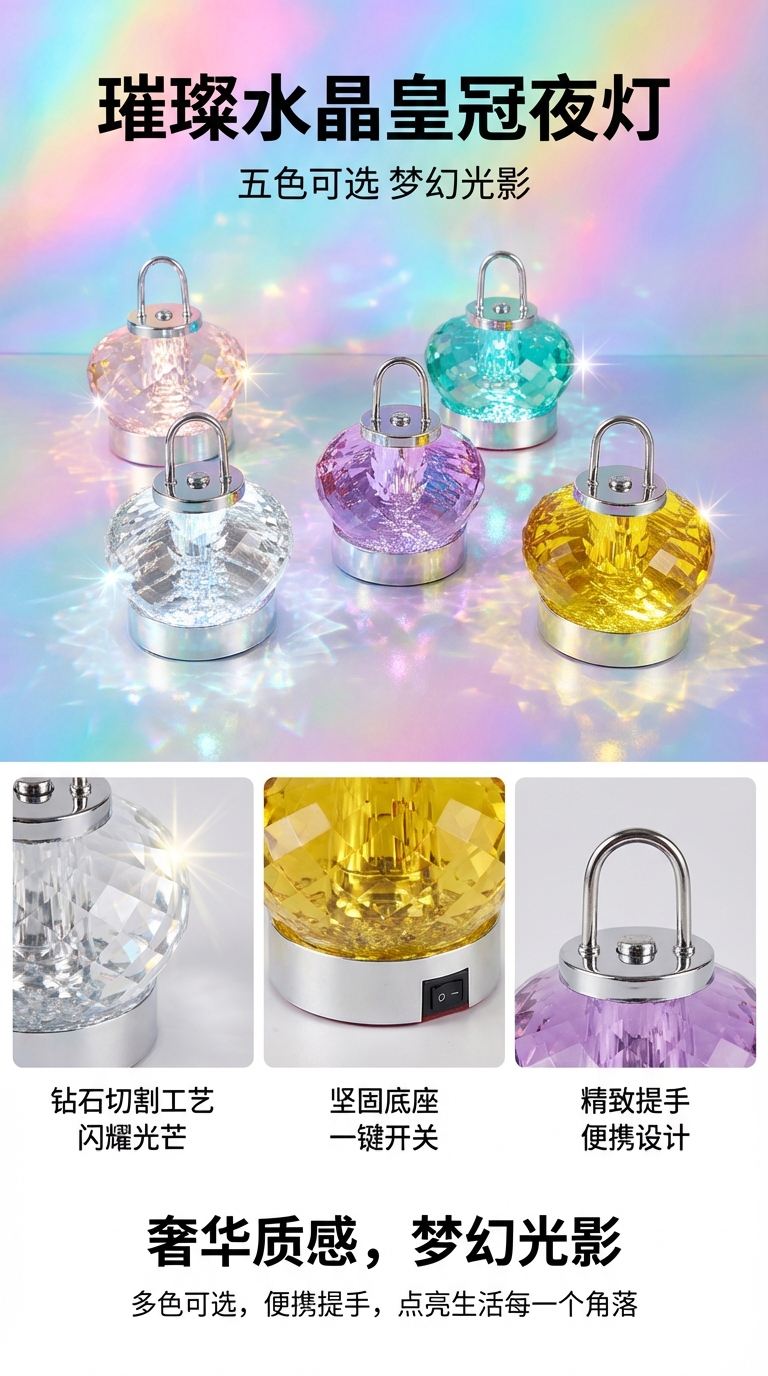 跨境新品蘑菇灯酒吧清吧咖啡厅摆件小夜灯创意桌面台灯桌面小夜灯1详情1