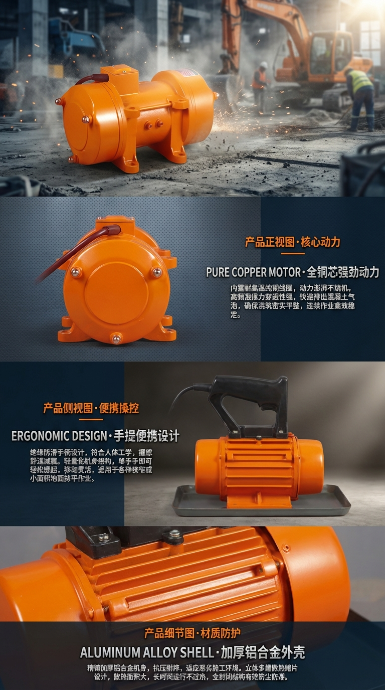 likou混凝土振动器工地器械平板振动器立式振动器详情2