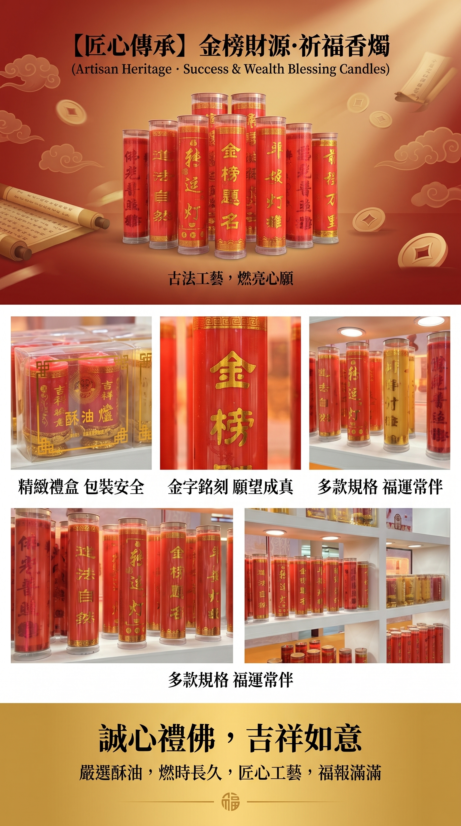 Red candles, scented candles, home decoration, romantic atmosphere, candlelight gift box pic 1
