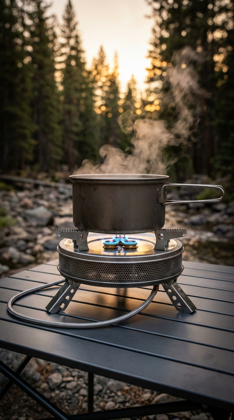 Outdoor camping portable gas stove, family picnic outdoor gas stove, outdoor infrared energy-saving gas stove source factory pic 1