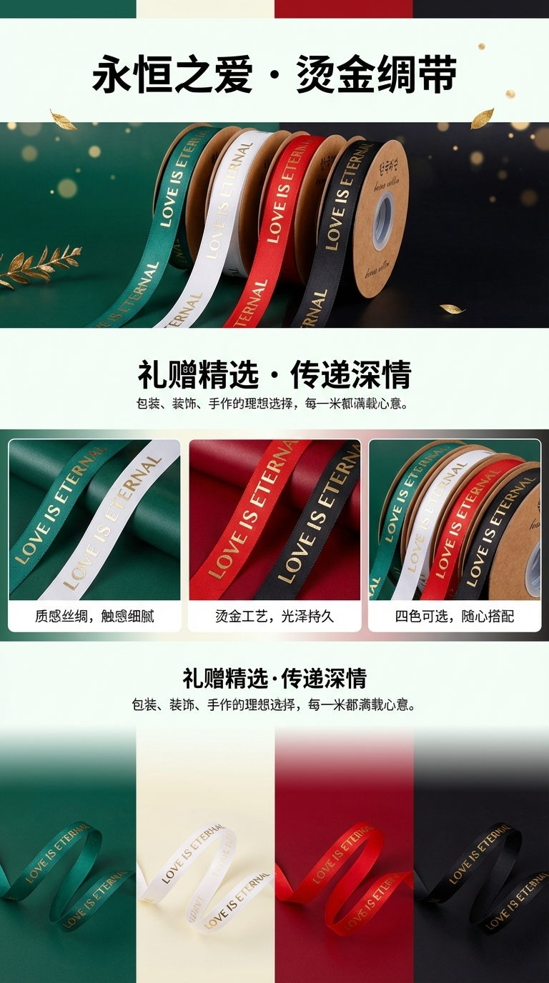 丝带罗纹弹力包边带编织带 优质织带 精致装饰带 时尚辅料093632421093824805详情1
