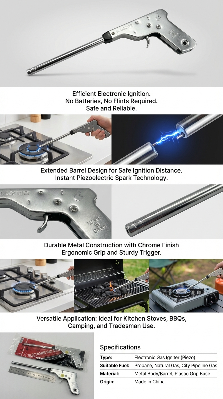 点火 枪 电子点火器 煤气灶天然气猛火炉厨房长脉冲长嘴艾炙明火棒详情1