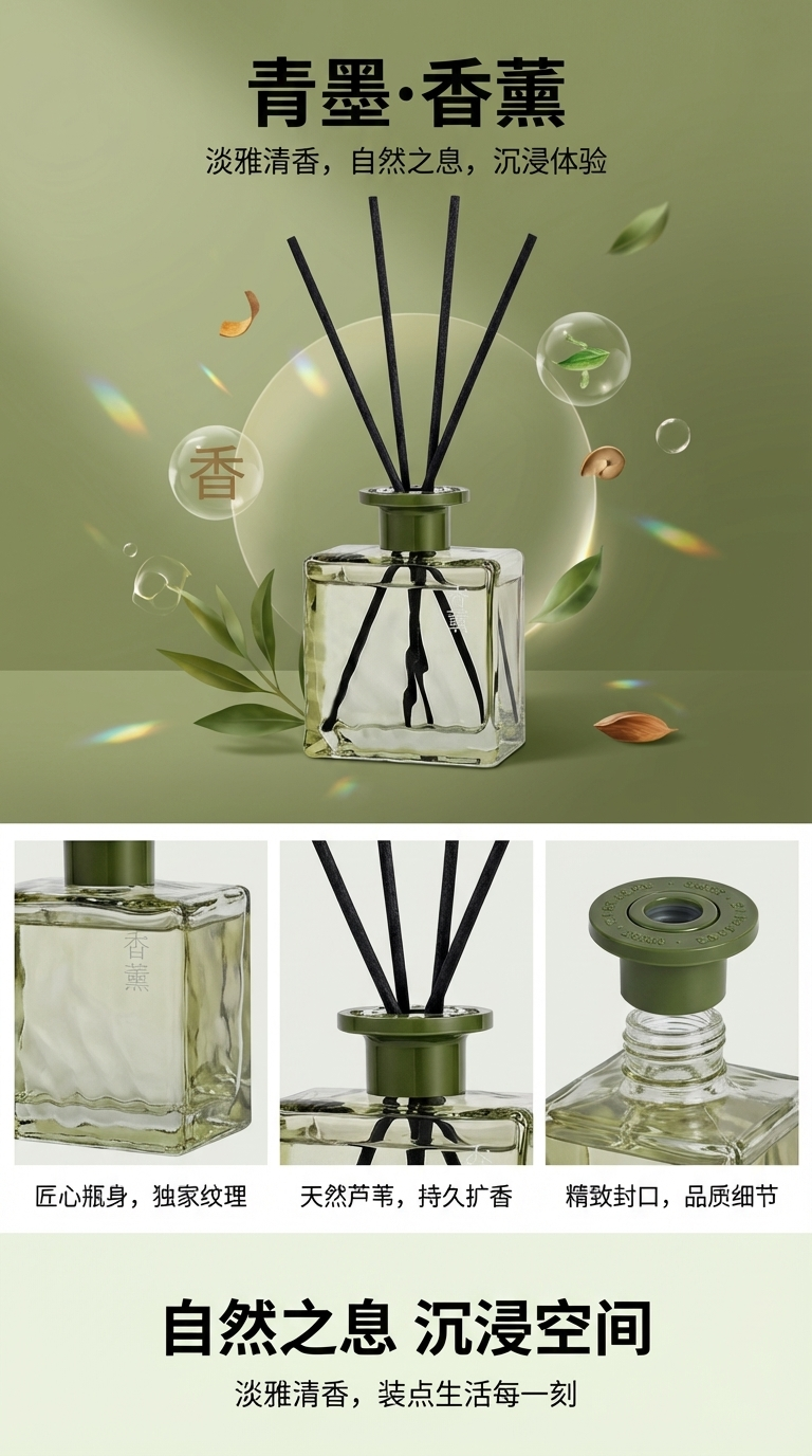 车载香薰机加湿器火焰壁炉自动香氛机清新空气除异味详情1