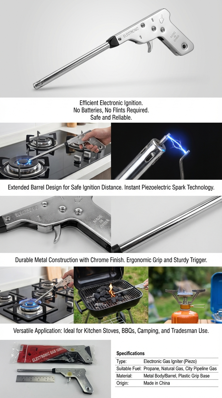点火 枪 电子点火器 煤气灶天然气猛火炉厨房长脉冲长嘴艾炙明火棒详情2