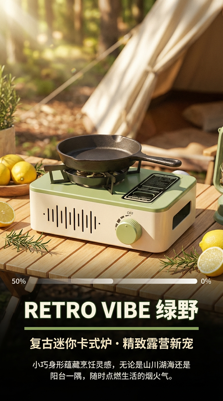 New all-copper gas stove, Samsung Fierce Fire Portable outdoor camping stove, Fierce Fire type gas stove, windproof source factory pic 1