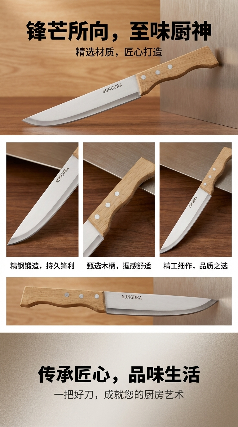 其他刀具多功能厨房剪刀家用不锈钢剪裁工具耐用锋利145354431详情1
