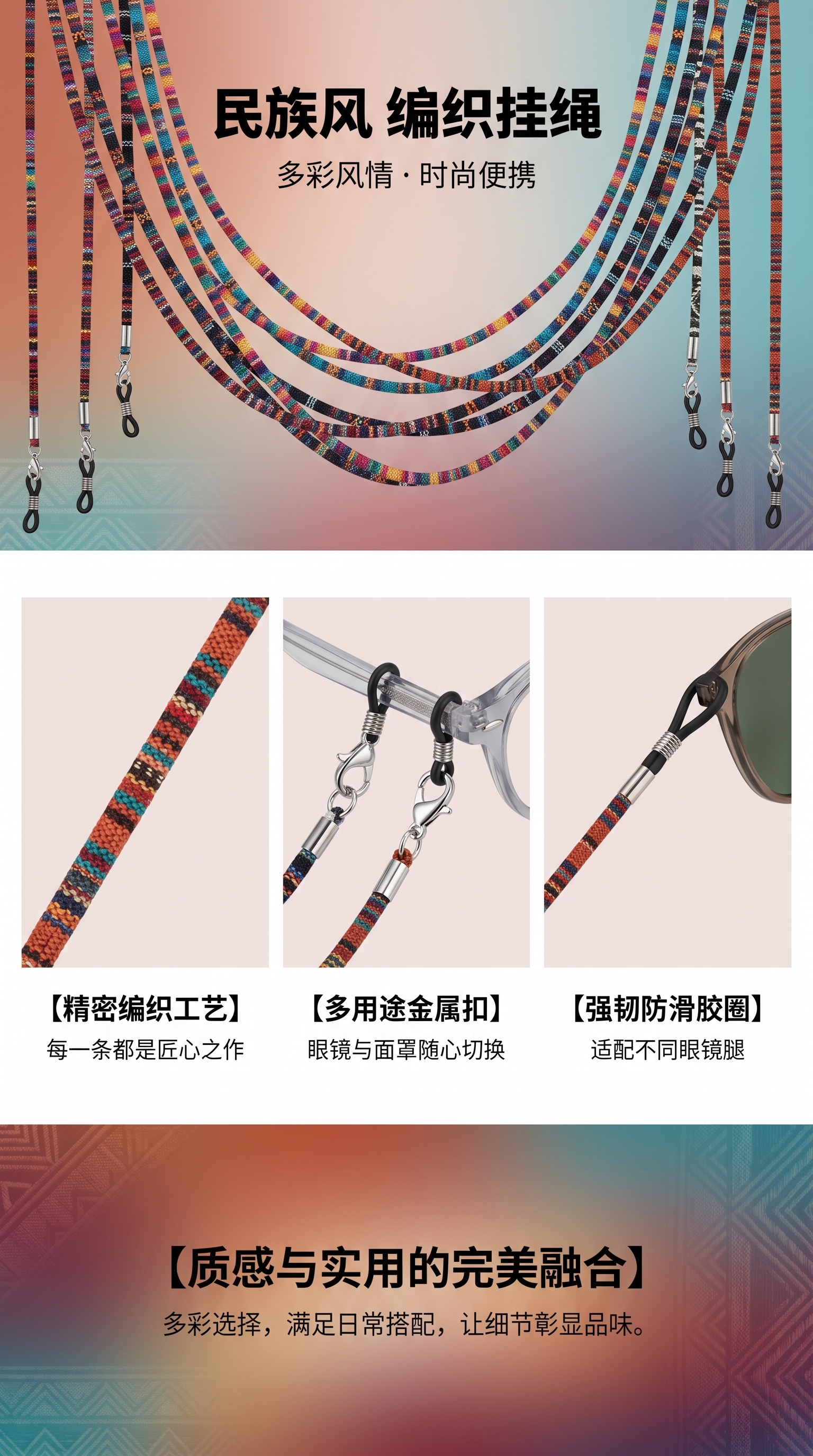彩色珠串+挂绳详情1