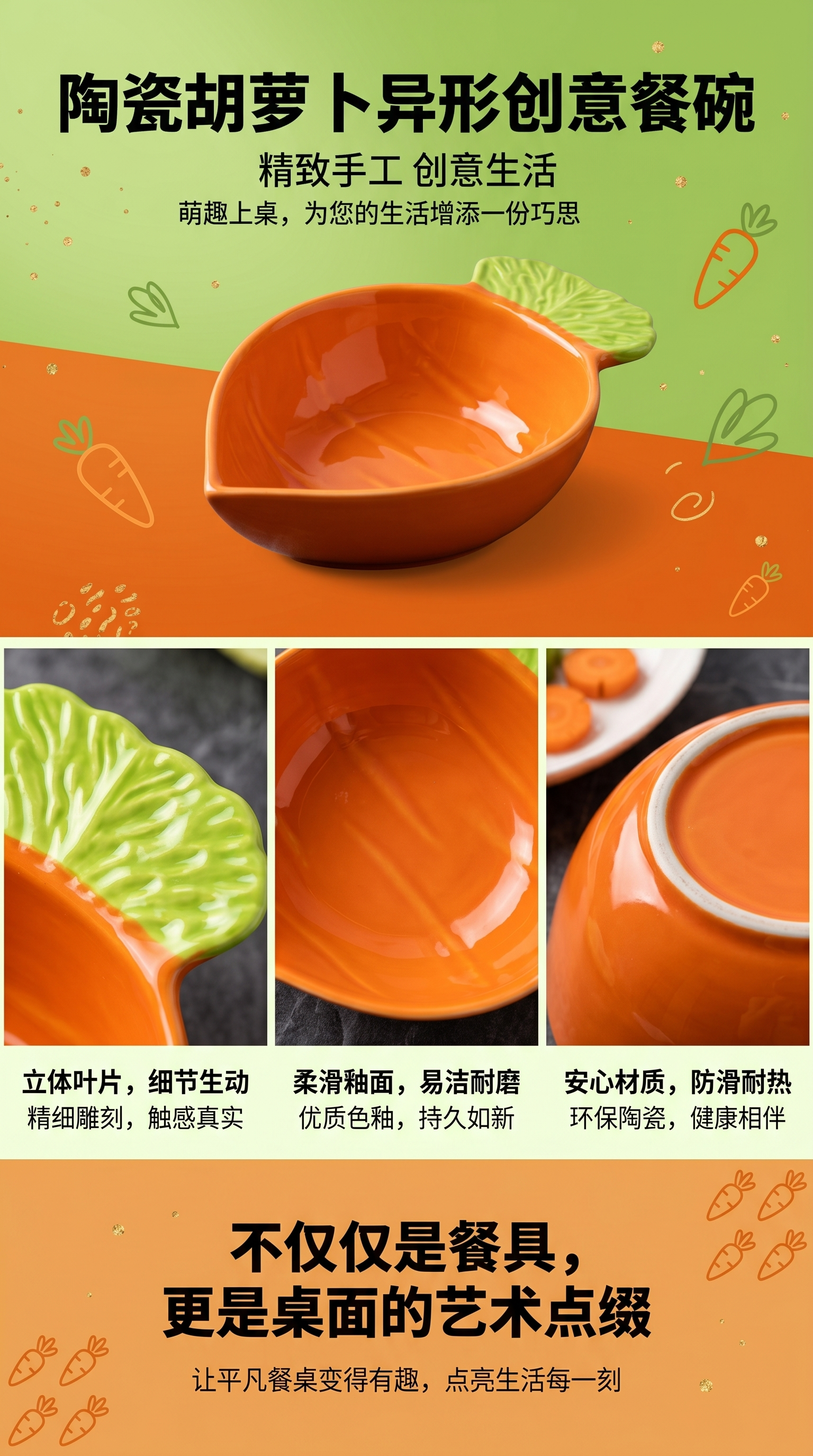 陶瓷味碟卡通料碟骨碟火锅酱料碟创意网红料碟色釉小味碟陶瓷批发详情1
