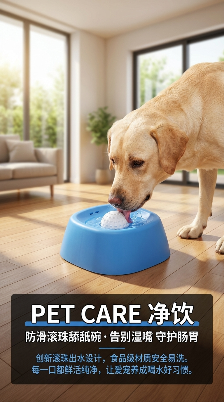 境宠物慢食碗LiquidSlowDogBowls液体慢喂狗碗防滑球骨汤狗舔碗详情1