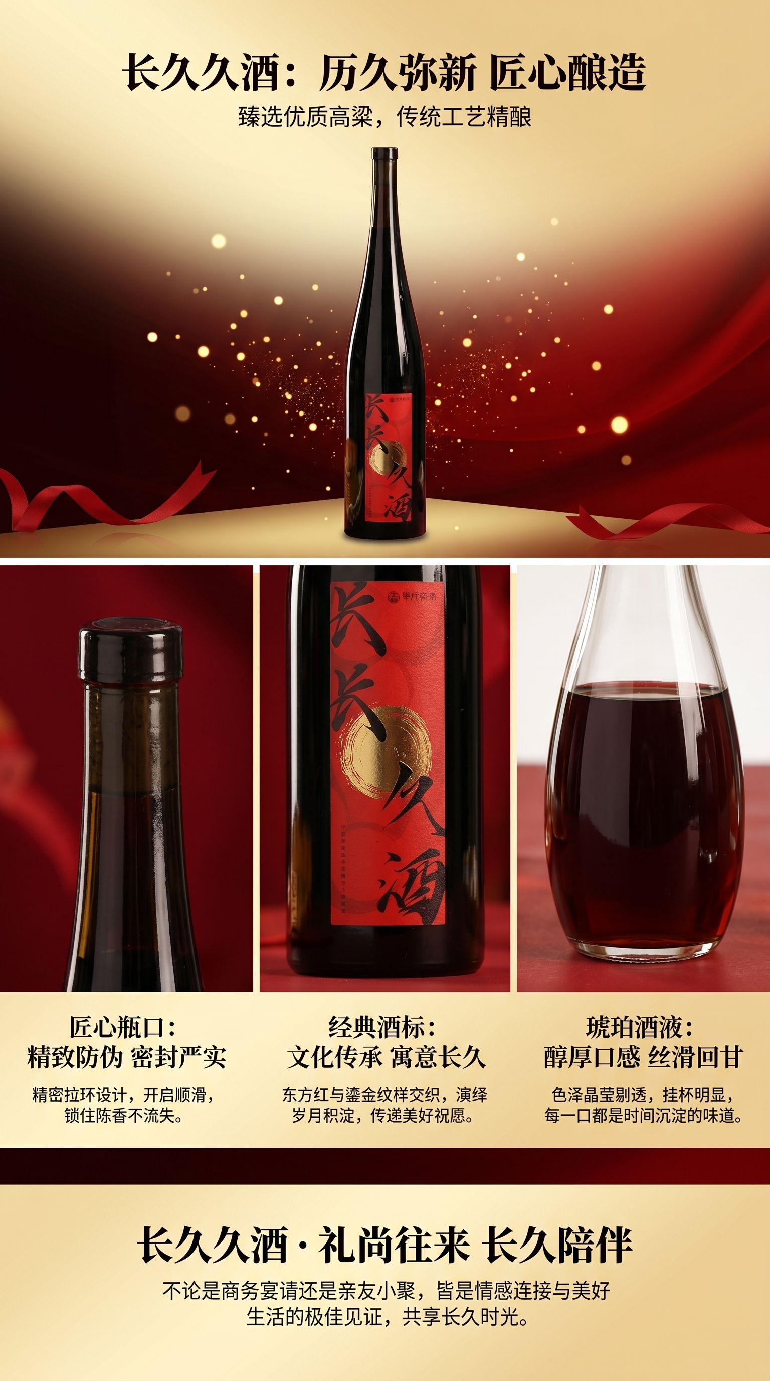 帝月干红葡萄酒长长久酒1.5L大容量订婚婚宴送礼伴手礼红酒批发详情1