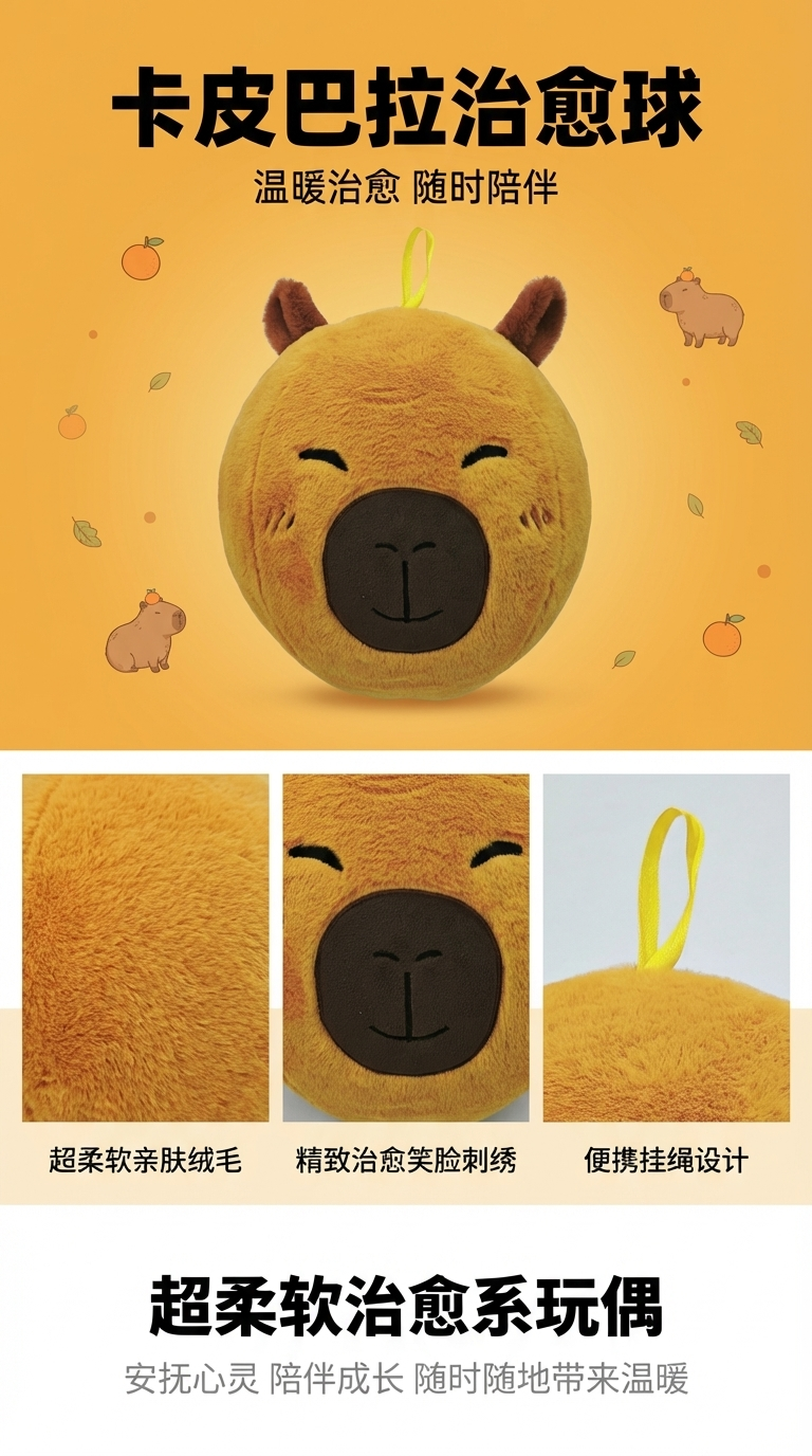 潮流玩偶毛绒公仔娃娃批发定制毛绒玩具可爱软萌玩具详情1