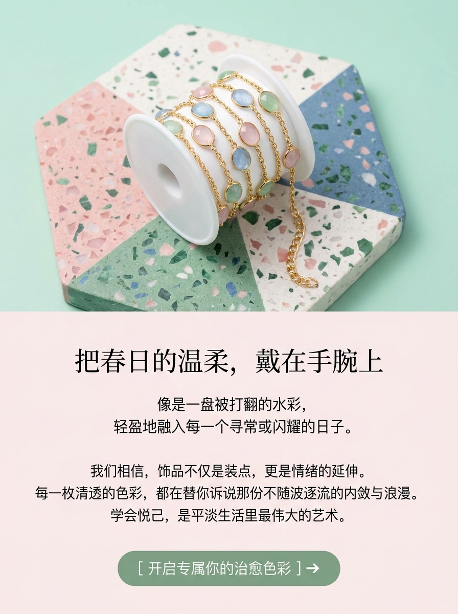 DIY饰品装饰配件半成品节链基础链条延长链女士项链手链配件详情4