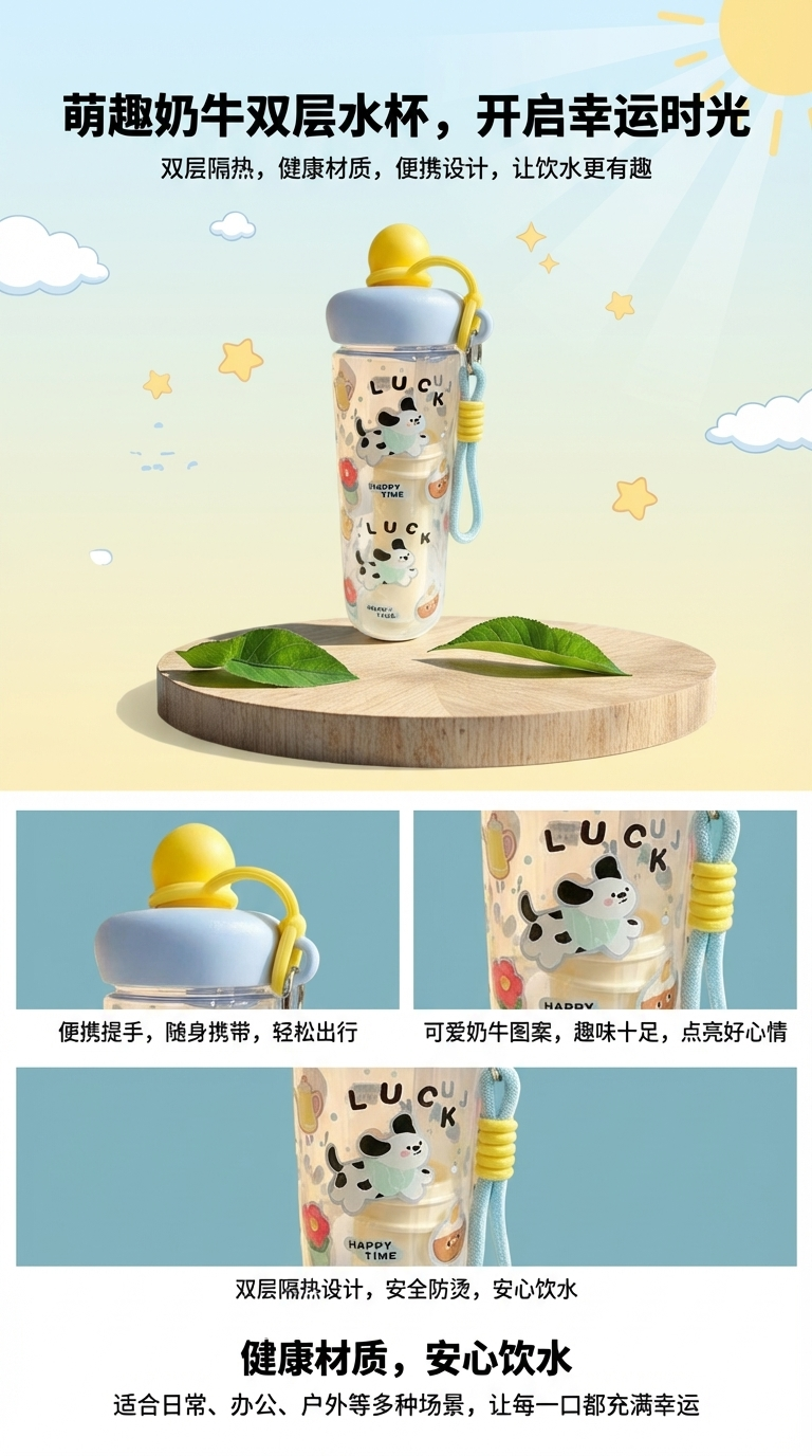 随手杯保温杯水杯塑料杯杯子搅拌杯详情1