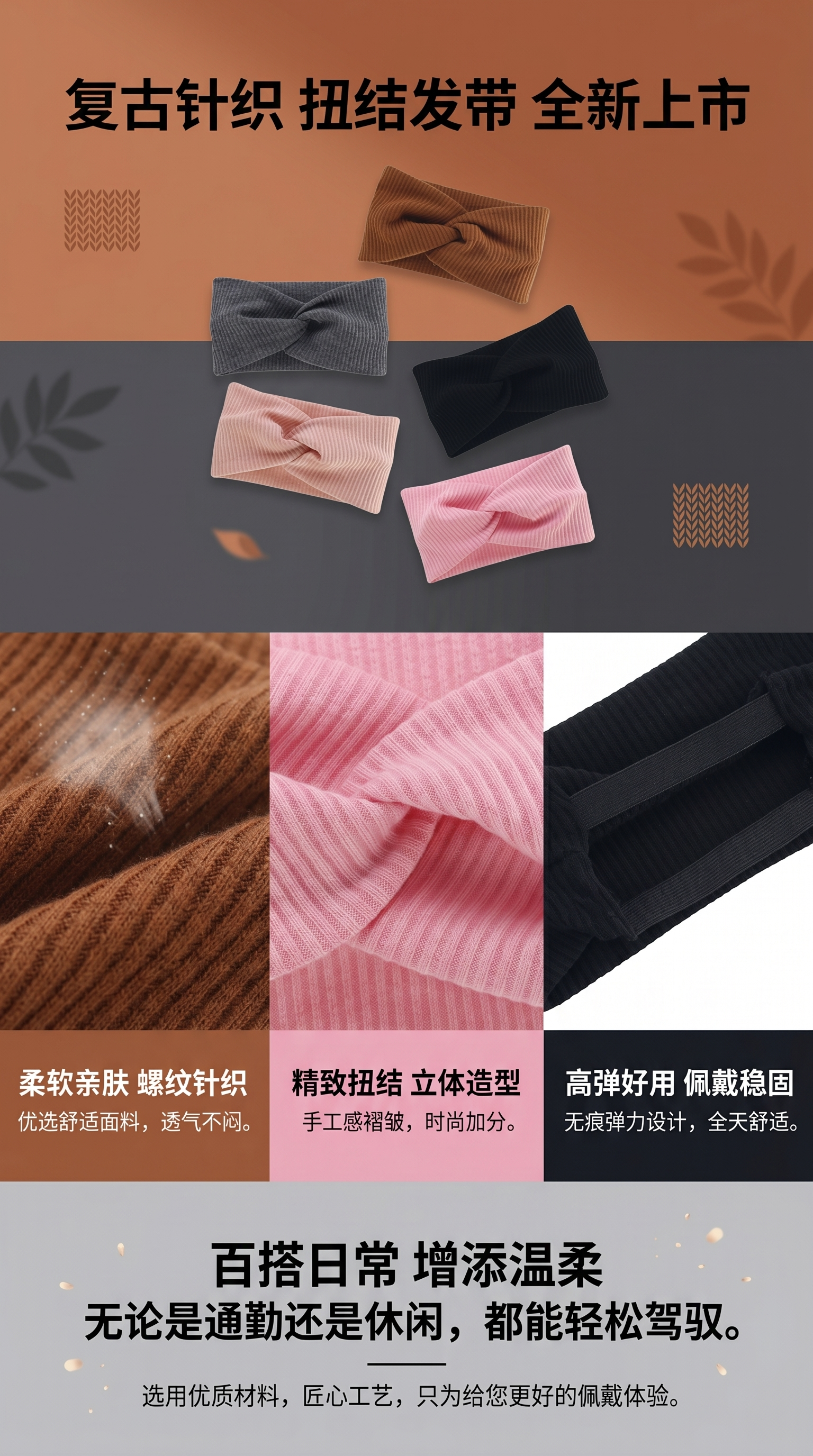 KT猫玉桂狗运动吸汗瑜伽发带丝巾飘带180g详情1