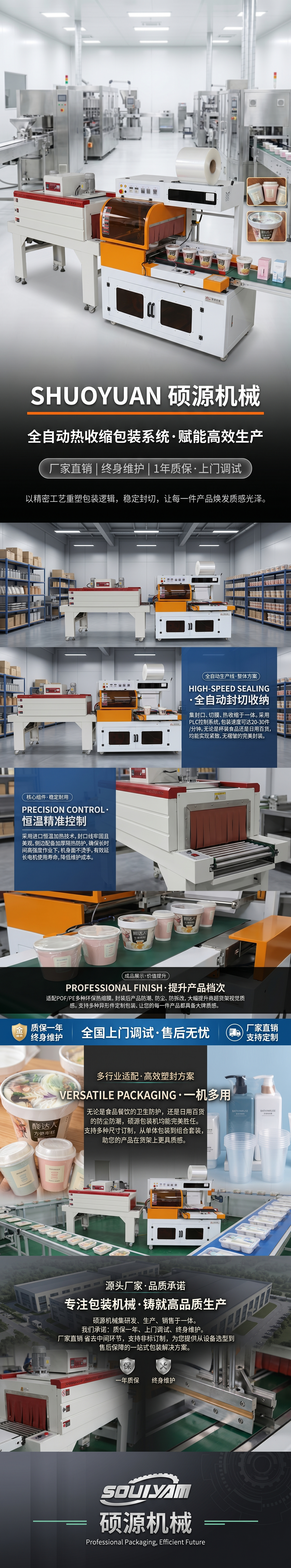 Fully automatic packaging machinery and equipment for food, medicine and daily chemicals pic 1