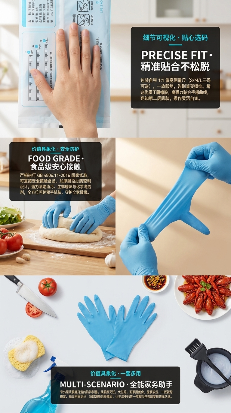 丁腈手套包装袋商品图片展示145350105详情2