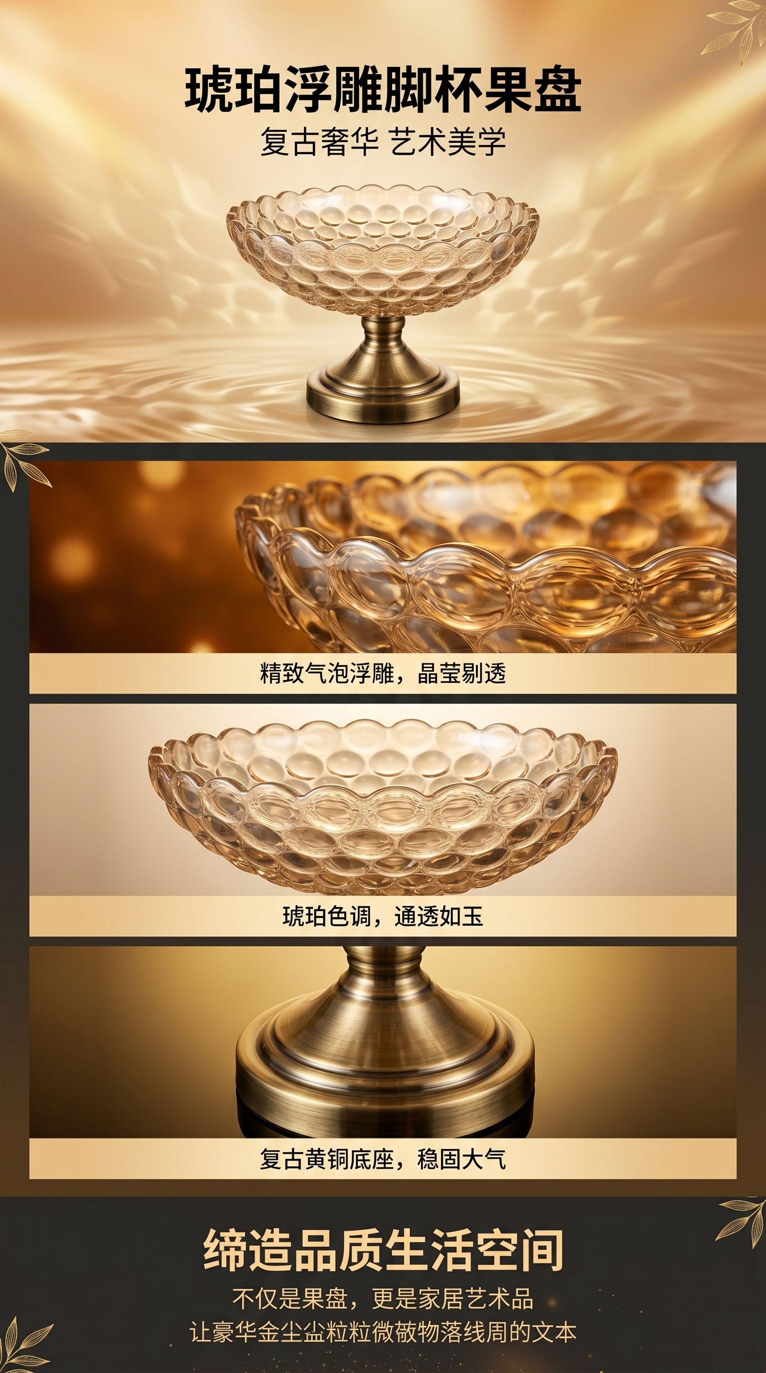 喜字果盘果篮餐具果盘收纳盒详情1
