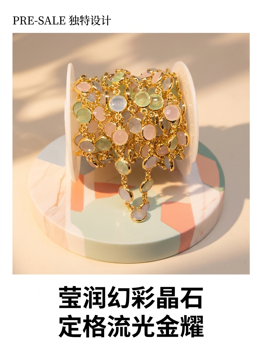 DIY饰品装饰配件半成品节链基础链条延长链女士项链手链配件详情2