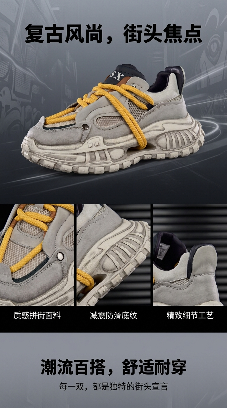Men's breathable and lightweight running shoes for daily wear pic 1