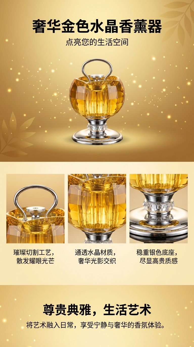 黄色明辉创家2026新款水晶灯具跨境新品紫色灯创意桌面台灯桌面小夜灯详情1