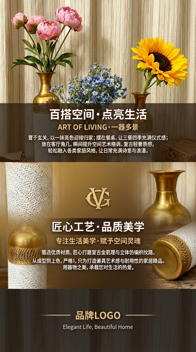 铁艺花瓶装饰花瓶详情3