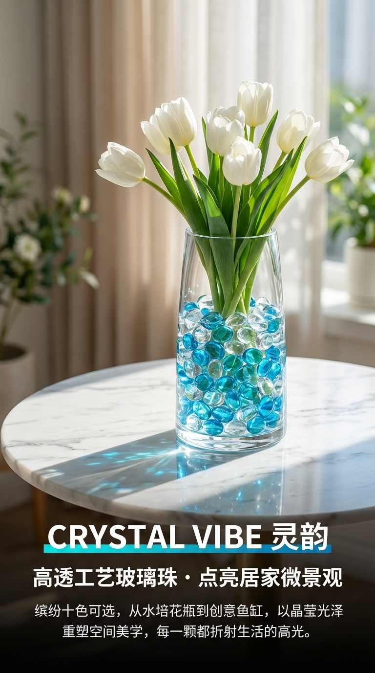 彩色玻璃石彩色透明玻璃腰果黑瓷奶油白腰果石头工厂直销批发零售详情4