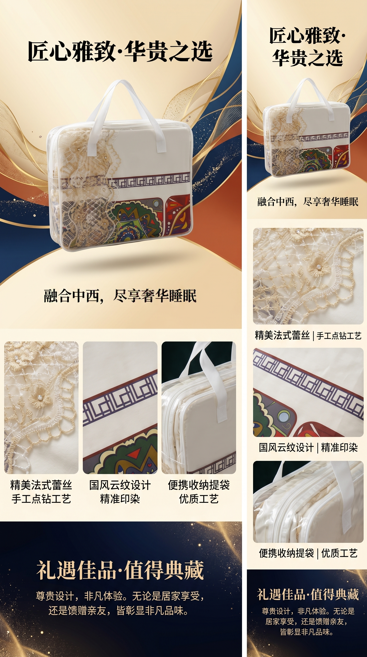透明包装袋加厚大号被子保暖四季通用家用详情1