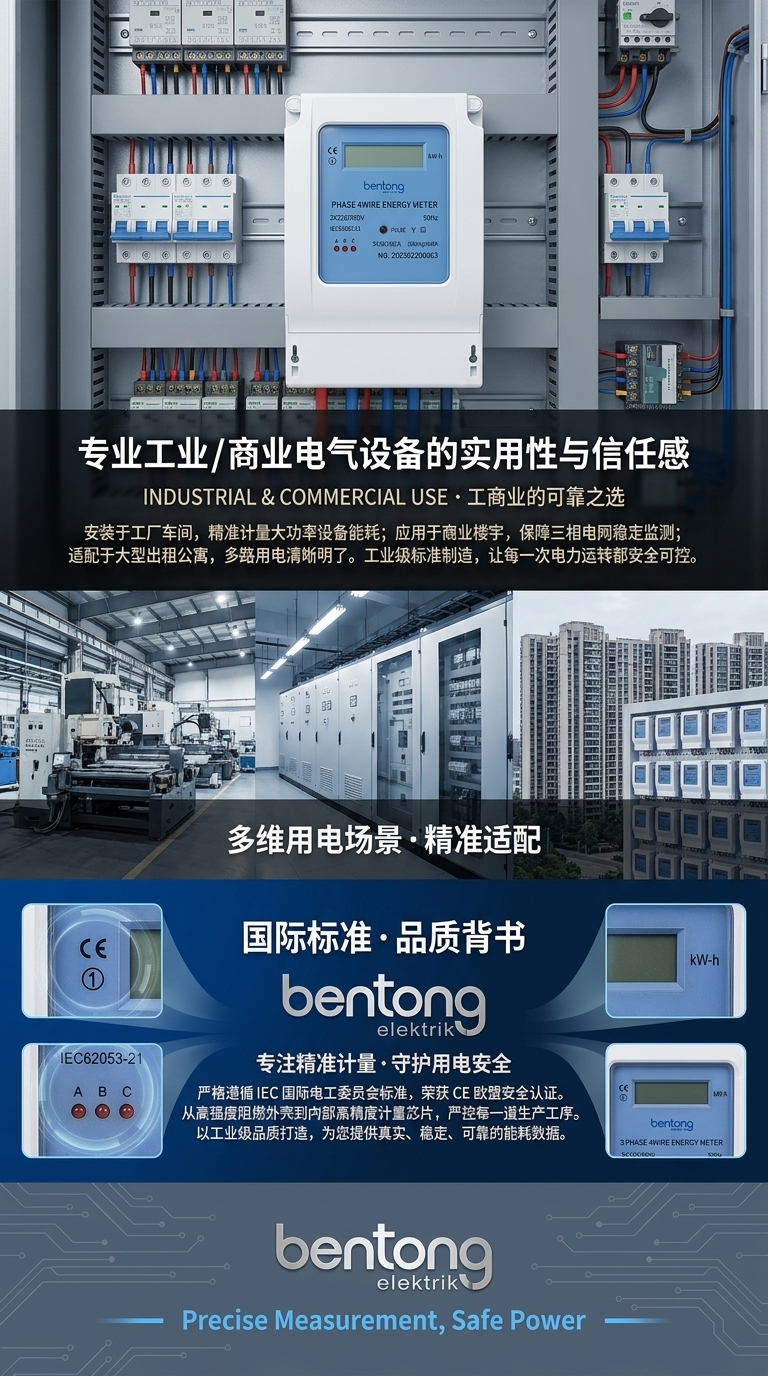 三相四线电能表智能计量电表100A 220V 380V适用115343759详情3
