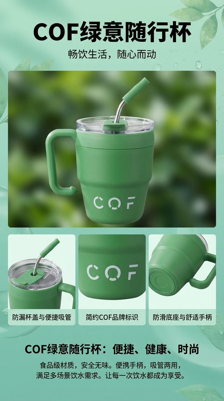 咖啡杯简约时尚办公家用保温杯咖啡杯杯子外贸跨境批发详情1