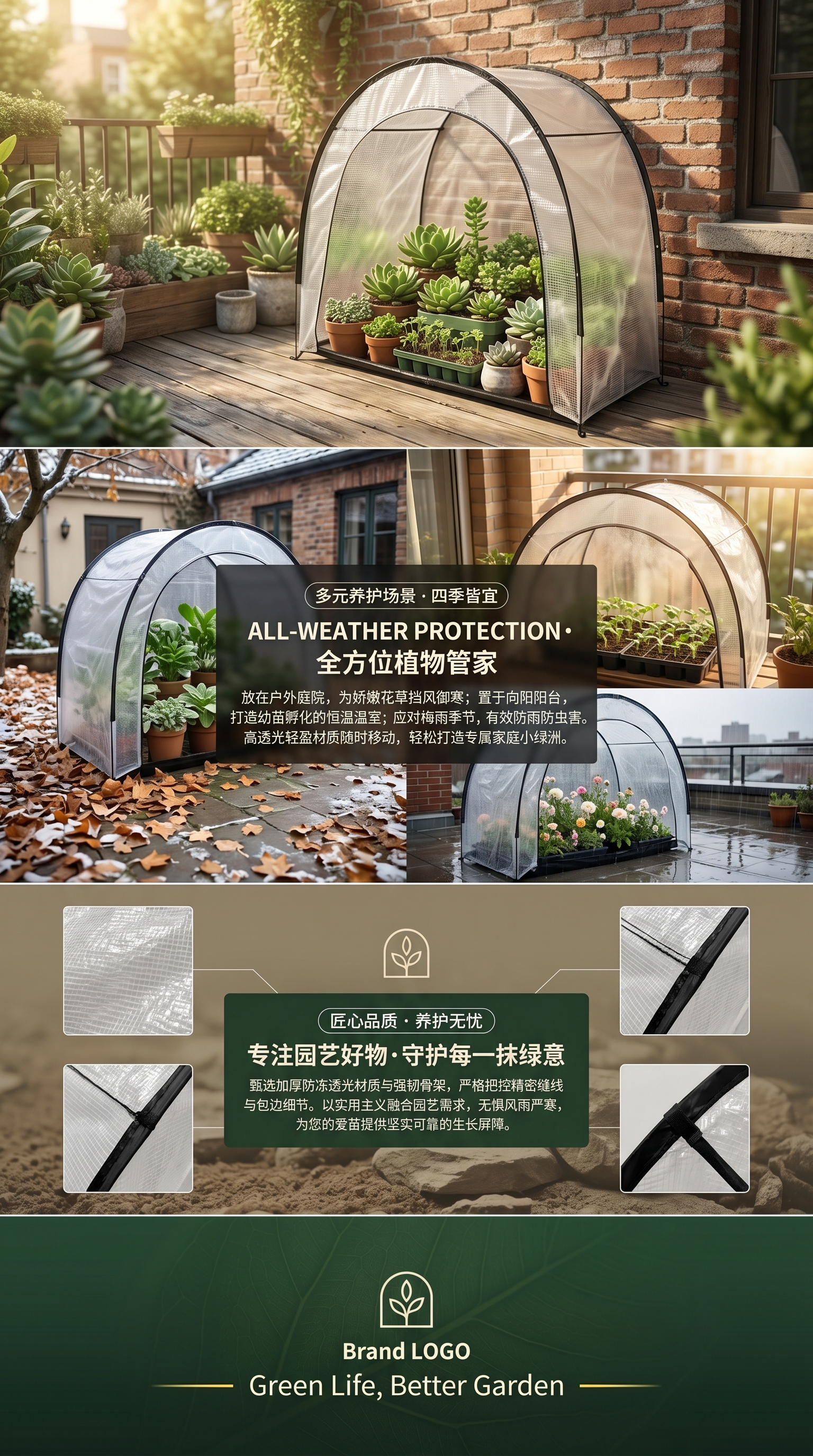 暖房自行车帐篷花架详情3