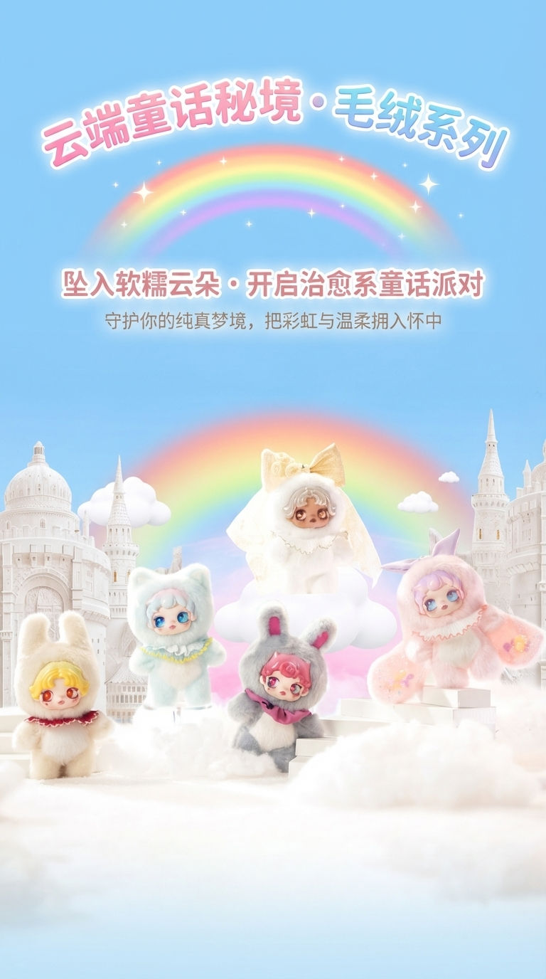 Dumia天气系列毛绒盲盒潮玩手办挂件可爱公仔女孩玩具生日礼物详情1