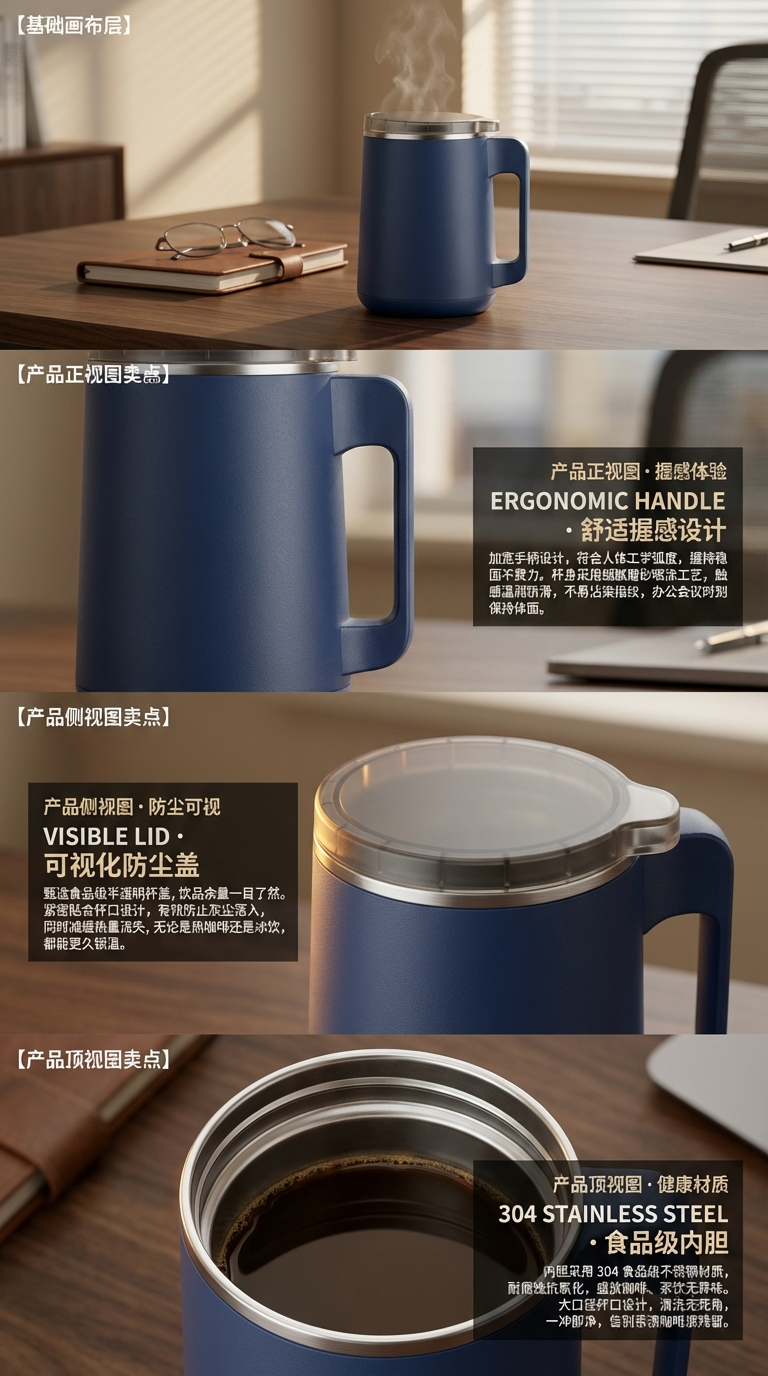 咖啡研磨机 不锈钢刀头电动磨豆机 全自动磨粉机家用小型磨豆机详情2
