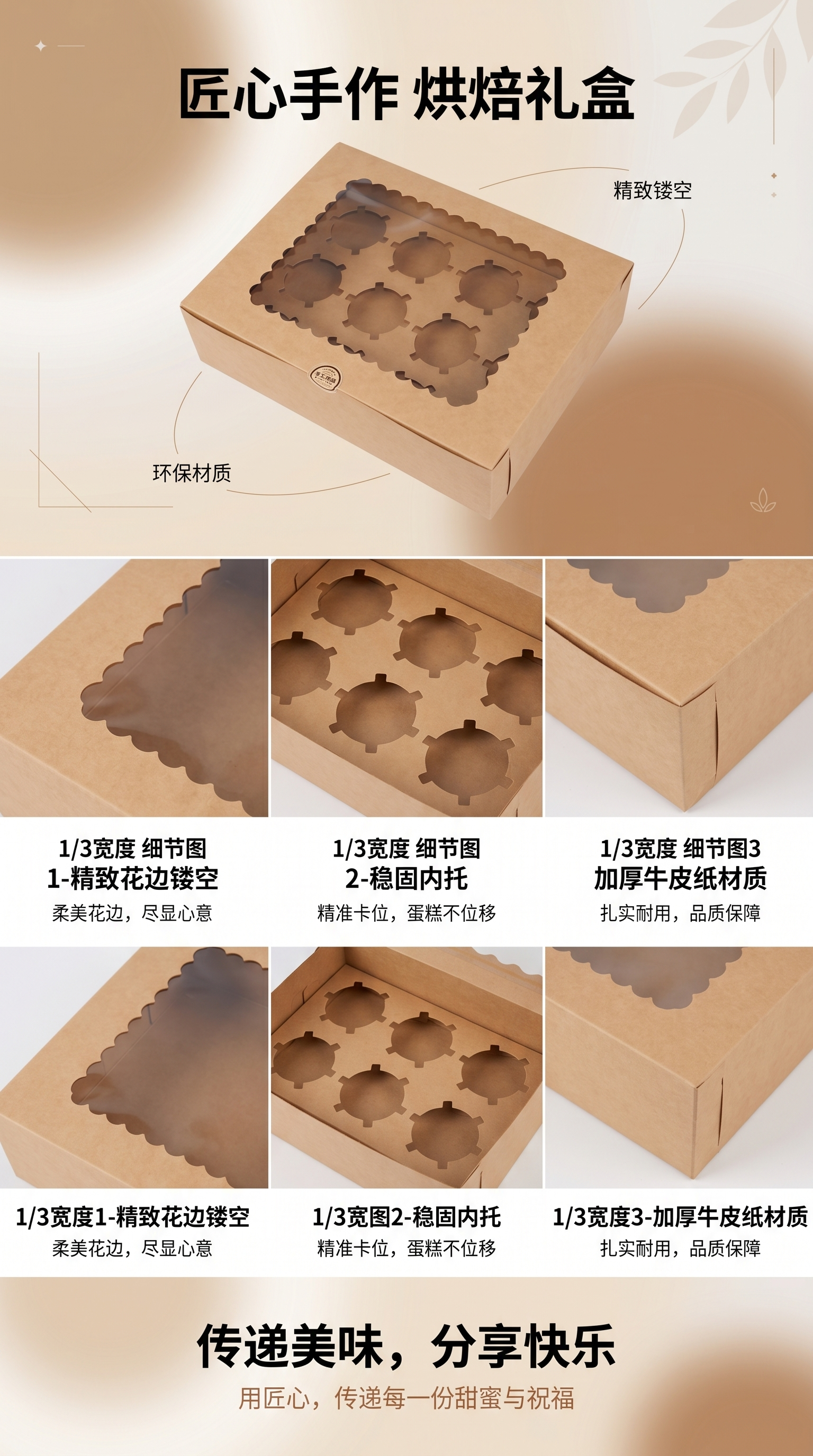 Exquisite gift box packaging, an excellent gift product with high-end, elegant and simple design pic 1