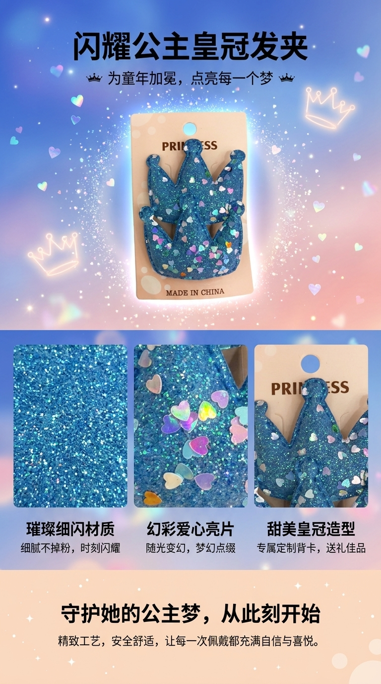 鲨鱼夹抓夹发卡发饰大号加厚防滑发夹女款美妆工具详情1