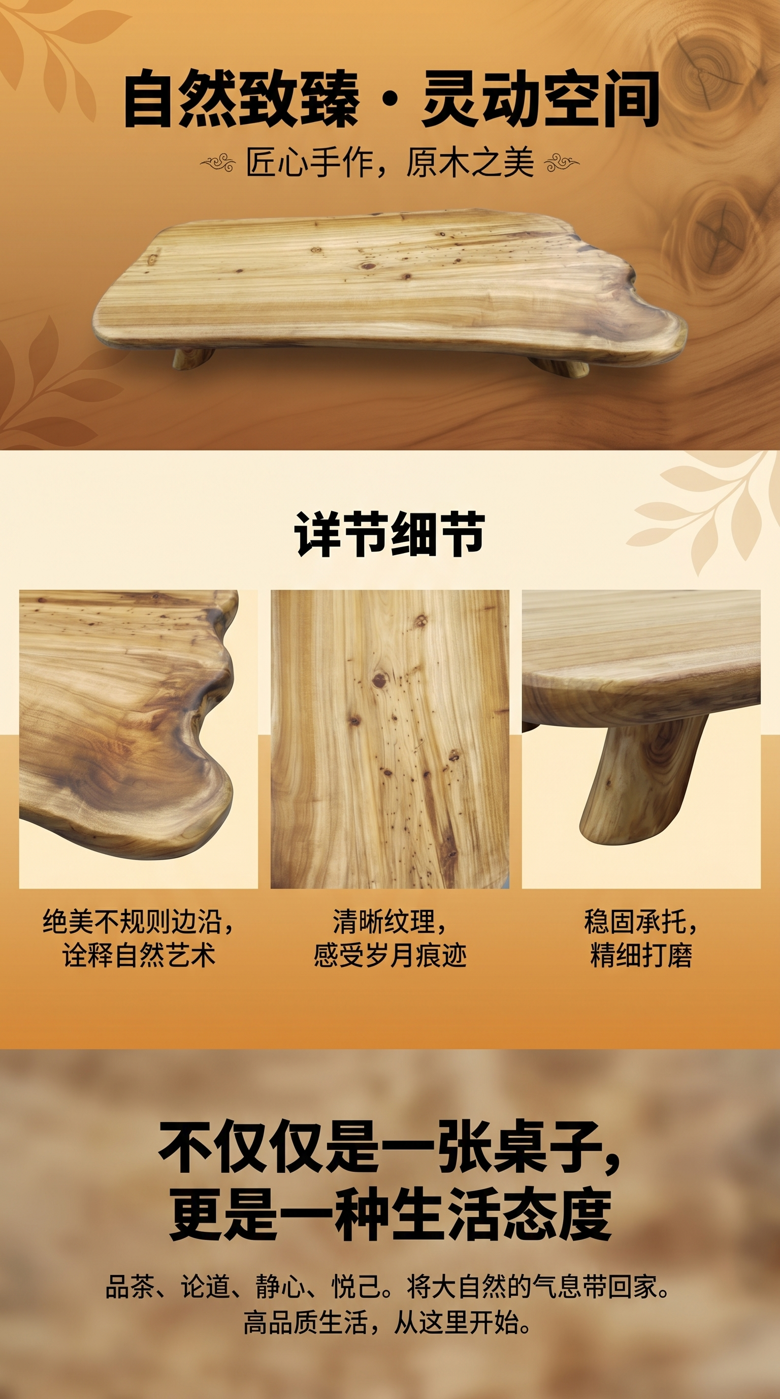 木质长凳户外庭院防腐木休闲长凳家用阳台户外长凳详情1