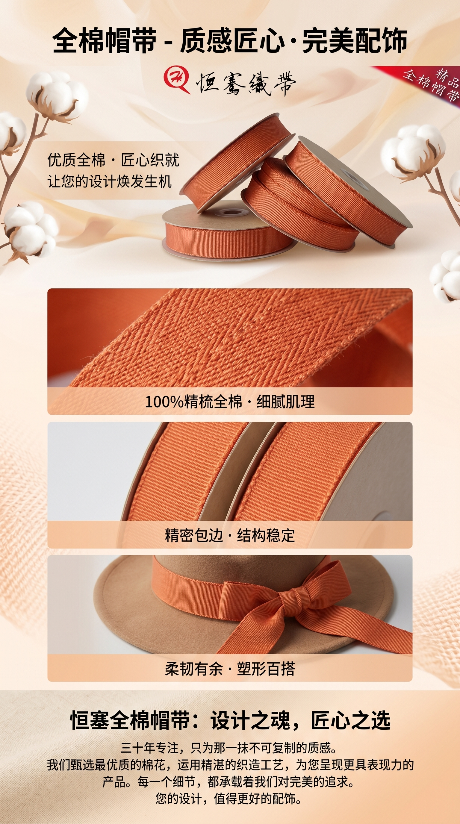 织带尼龙宽幅工业用编织带 50米装 1.5cm 2cm 3cm 5cm135232023详情1