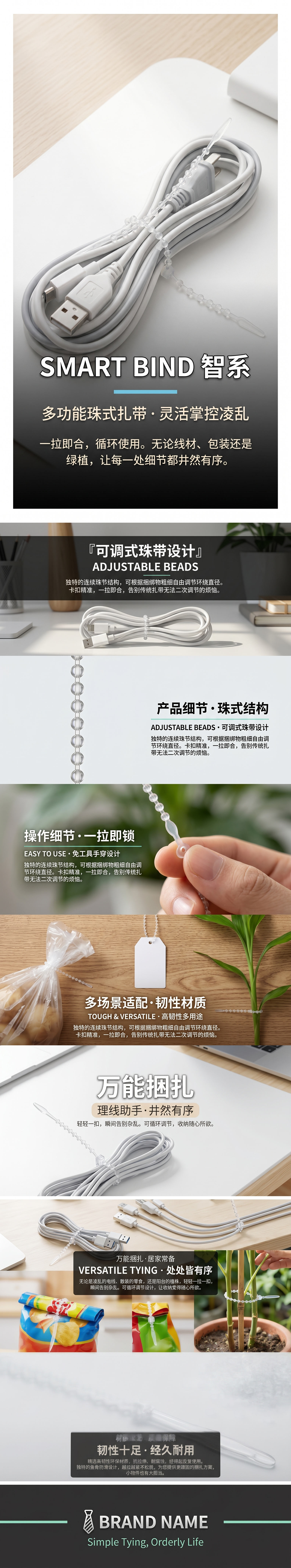 白色珠带详情1