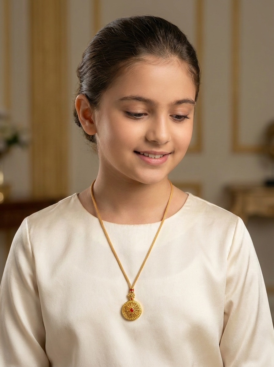 Hand-carved moissanite gold-plated silver pendant necklace, a fashionable and simple women's long lanyard accessory, elegant and versatile pic 4