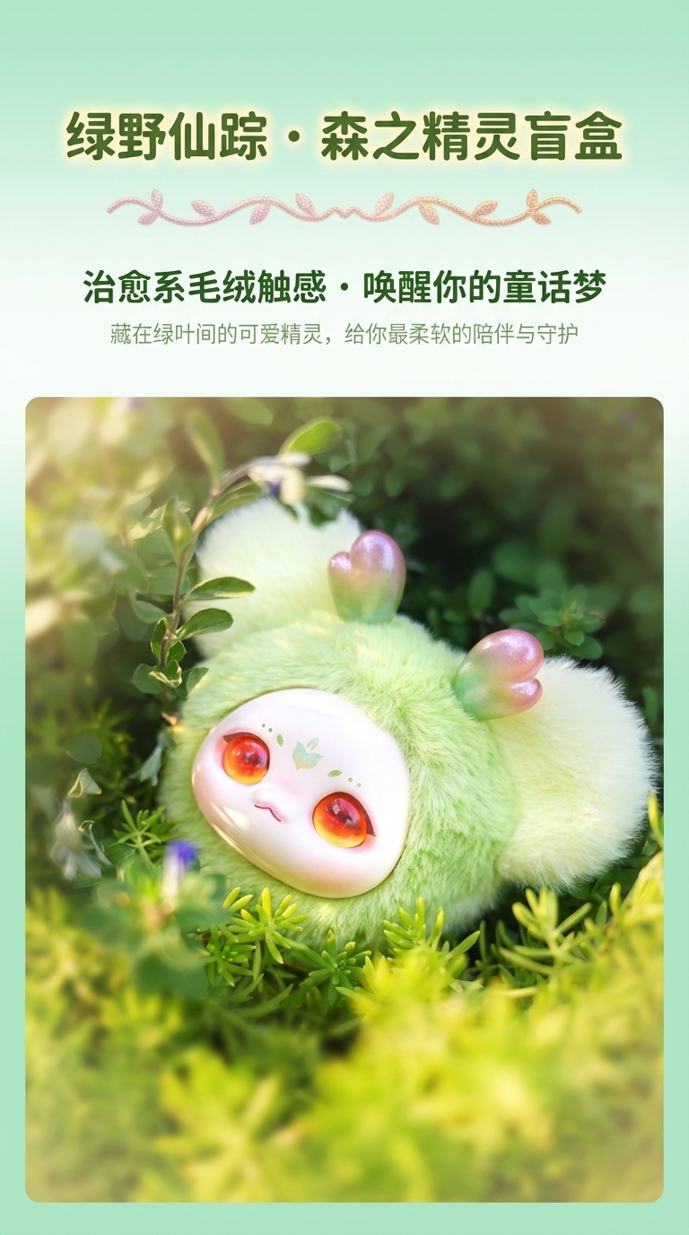 DUMIA森野星漫搪胶毛绒挂件盲盒潮玩公仔玩偶可爱女孩钥匙扣详情1