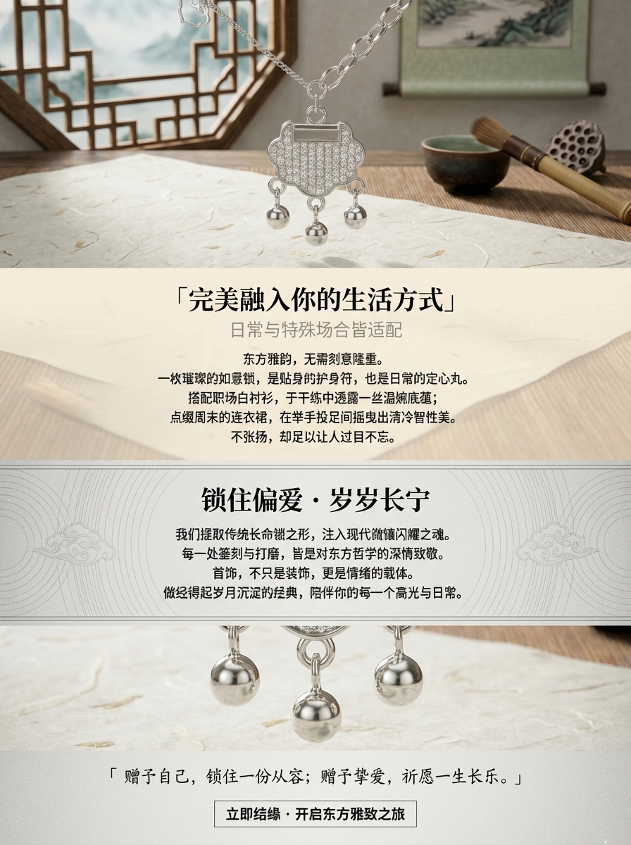 Fashionable and exquisite 925 Silver Cloud Lock Flowing Light New Chinese-style tassel bracelet for women, a popular design sense, light luxury, fair appearance, good fortune and agility, a handy accessory pic 4