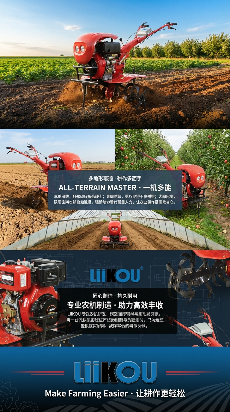 LIIKOU耕作机农业机械多功能耕作机农资农具高效作业适用多场景详情3