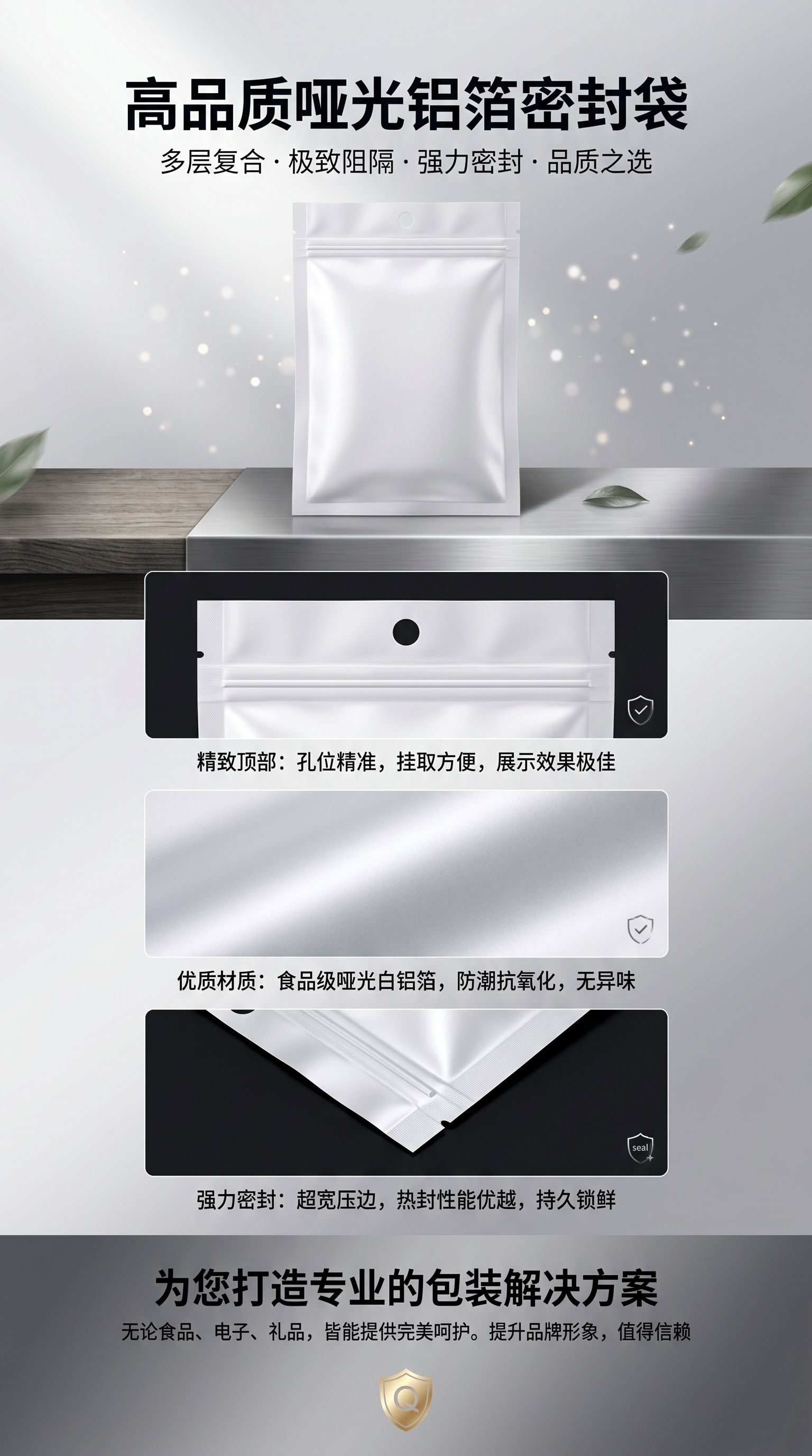 Thickened transparent plastic bags, tear-resistant, food-grade sealed preservation bags available in multiple sizes pic 1