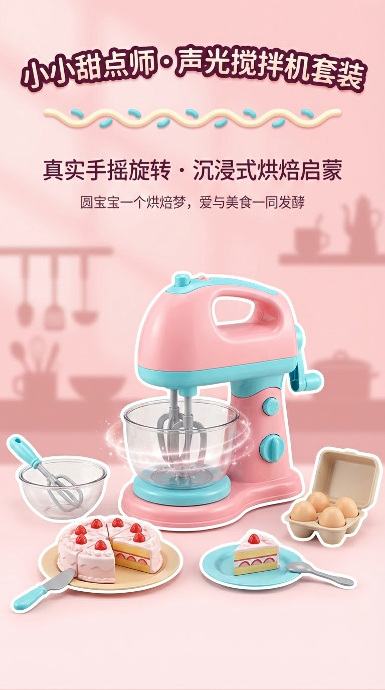 儿童玩具洗衣机套装微缩家具模型小女孩趣味玩具组合外贸热销过家家玩具详情1